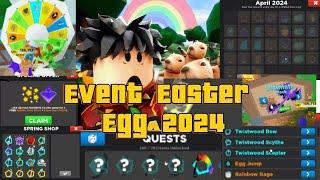 Update Treasure Quest Easter Egg event 2024 + new codes || Roblox