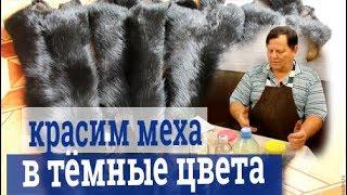 Как покрасить мех в чёрный цвет