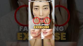 Face Lifting Exercises for Jowls & Laugh Lines ! #shorts #faceyogaexercises #beauty