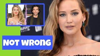 Jennifer Lawrence Reacts to Blake Lively and Justin Baldoni’s Controversy