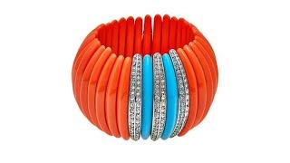 KJL by Kenneth Jay Lane "The Deco" Stretch Bracelet