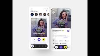 Dating App UI Design | Dating App Figma Design | Mobile App | UI UX Design | Dating App Figma UI UX