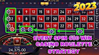 CASINO ROULETTE. EVERY SPIN 600 WIN CASINO ROULETTE GAME. TODAY BIG WIN  PLAYING 37 NUMBER WIN 2023