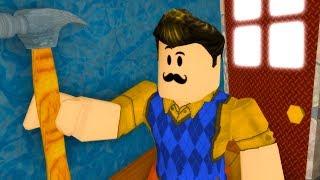 ПРИВЕТ СОСЕД в ROBLOX / Побег от Hello neighbour в РОБЛОКС #КИД