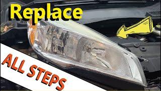 Ford Escape Headlamp Replacement - ALL STEPS: HOW TO ESCAPE