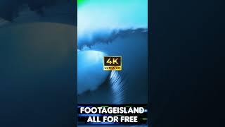 Big Ocean Wave on a  Green Screen - Free 4K #Shorts #vfx #freefootages