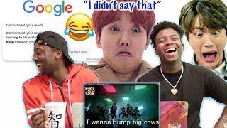 BTS Try Not To Laugh - Misheard Lyrics | REACTION