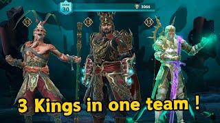 This Team will rule the Arena  *Kings Trio* Monkey King , KOTL & Emperor || Shadow Fight 4 Arena