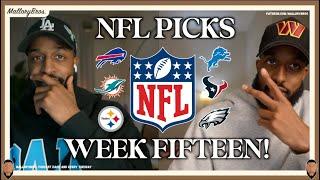  MalloryBros. Make Picks For NFL WEEK 15! 