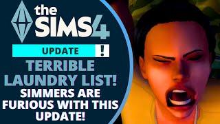 SIMMERS ARE FURIOUS WITH THE SIMS TEAM OVER THIS BAD UPDATE FOR THE SIMS 4!