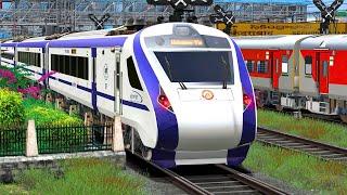 20707 VISAKHAPATNAM VANDE BHARAT EXP | BUMPY RAILROAD | RAILWORKS SIMULATOR | 4K UHD | NTG GAMING