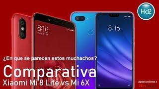 Xiaomi Mi 8 Lite Versus Xiaomi Mi 6X - Comparativa - ¿Que tanto o no se parecen?