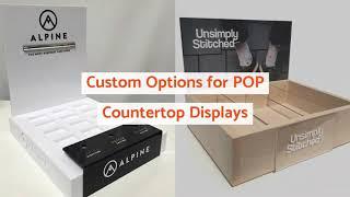 Custom Counter Displays | Cardboard Retail Countertop Displays