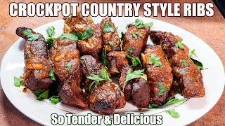 CROCKPOT COUNTRY STYLE RIBS So Tender & Delicious