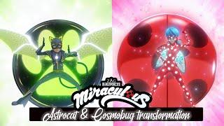 Astro Cat & Cosmo Bug Transformation | Miraculous Ladybug #cosmobug#astrocat#mlbtransformations