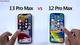 iPhone 13 Pro Max vs 12 Pro Max - SPEED TEST