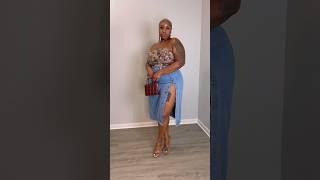 SHEIN Curve | What I Ordered VS How I Styled It #plussizefashion #curvy #ShortsFriends