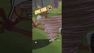 Epic golf fail #looneytunes #LooneyTunesWWOS #looneytuneswackyworldofsports