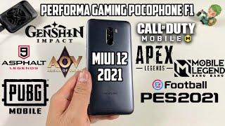 MASIH KENCENG SIH, TAPI..!! Performa Gaming Xiaomi Pocophone F1 MIUI 12 di Tahun 2021