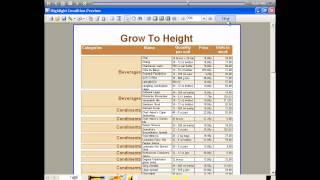 Using Grow To Height - Stimulsoft Reports - [Shot on version 2012.1]