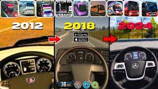 The Evolution Of Bus Simulator Games - || (2012 - 2024)