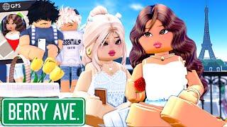 MY CRAZY EX FLEW TO PARIS TO STALK ME... *VOICED* ️ (Berry Avenue Roleplay Love Story)