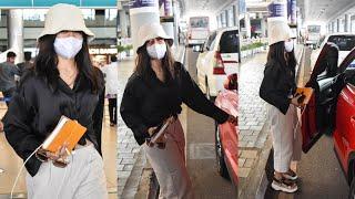 Rashmika Mandanna back to city from goa || Rashmika Mandanna video