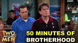 Supercut: Charlie and Alan, Brothers Extraordinaire | Two and a Half Men