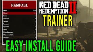 HOW TO DOWNLOAD AND INSTALL RAMPAGE TRAINER (+Script Hook RDR2) [FULL GUIDE] - Red Dead Redemption 2