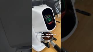 Testing the accuracy of the Fiorenzato AllGround Sense grind by weight coffee grinder. #coffee #cafe