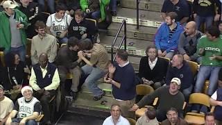 Boston Celtics fan Jeremy Fry dances to Bon Jovi's "Livin' on a Prayer"