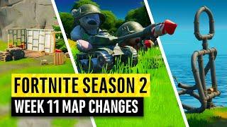 Fortnite | All Season 2 Map Updates and Hidden Secrets! WEEK 11 (chapter 2)