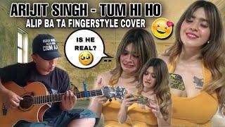 VIRAL IN INDIA | ARIJIT SINGH | ALIP BA TA TUM HI HO | Aashiqui 2 | FINGERSTYLE COVER | REACTION