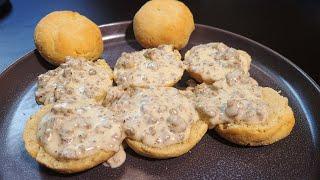 How To Make Keto Biscuits and Gravy | Keto Biscuits and Gravy Recipe