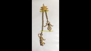 Kenneth J Lane KJL Brooch Pendant Pagoda Dancer QVC Pin Necklace Vintage Designer Jewelry Gift