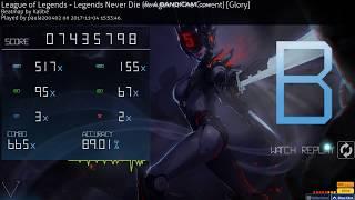 Osu! - League of Legends - Legends Never Die (ft. Against The Current)