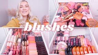 MAKEUP ORGANIZATION *my entire blush collection* | Paige Koren