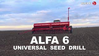 ALFA6 - universal seed drill (with Bulgarian, Romanian subtitles)