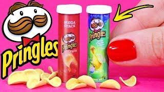  МИНИ ЧИПСЫ PRINGLES ️ ИДЕИ для КУКОЛ! Полимерная глина Мастер класс ️ Анна Оськина