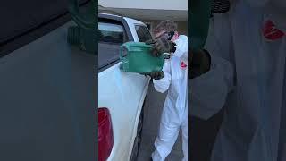 Paint remover in a super car