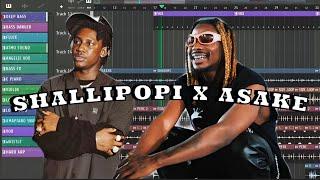 Asake  Ft Shallipopi Amapiano Type beat in Fl Studio 21