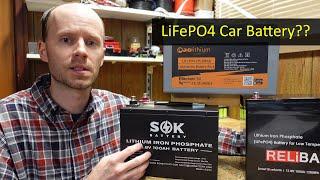 Can a 12V LiFePO4 Battery Replace the Lead Acid Battery in a Car?