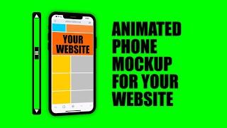 Animated Phone Mockup For Your WebSite For Your Videos