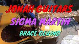 SIGMA MARTIN BRACE RE-GLUING by JONAH GUITARS