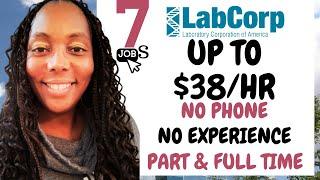 "LabCorp Hiring NOW!  Work from Home Jobs No Experience, No Phone