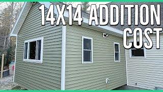 2023 Cost Breakdown of our DIY 14x14 Home Addition