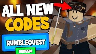 ALL RUMBLE QUEST CODES! (June 2021) | ROBLOX Codes *SECRET/WORKING*