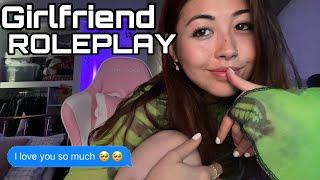 ASMR girlfriend roleplay ️ (lip gloss pumping,scalp massage, body massage) 