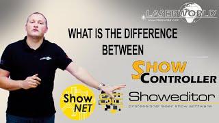 The difference between ShowNET, Showeditor and Showcontroller - explanation video | Laserworld