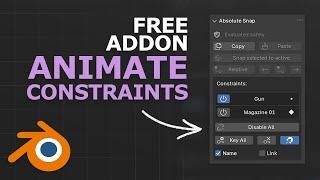 Animate Constraints in Blender Effortlessly!